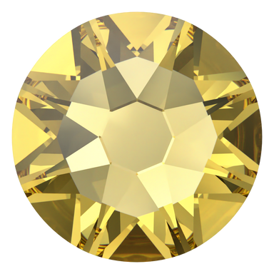 Swarovski Flat Back Crystals Non Hotfix (2000, 2058 & 2088) Recreated Dark Jonquil - Bluestreak Crystals