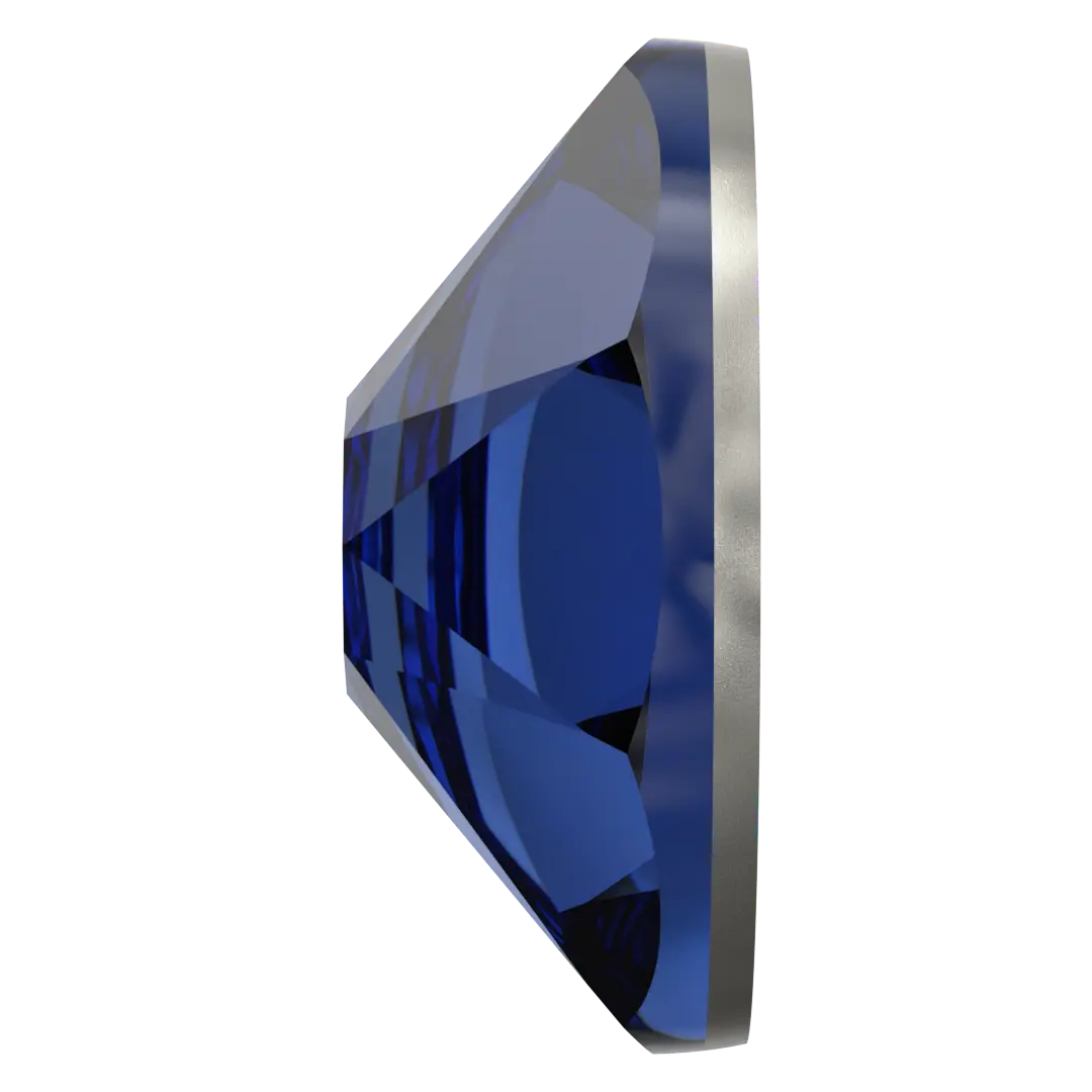 Swarovski Flat Back Crystals Non Hotfix (2000, 2058 & 2088) Recreated Dark Sapphire - Bluestreak Crystals