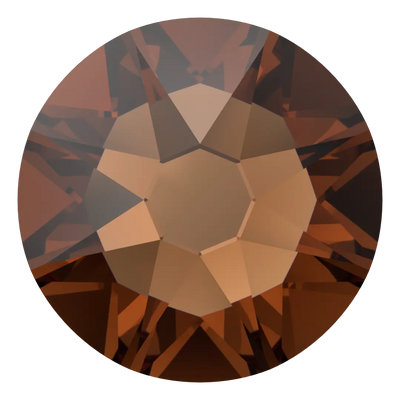 Swarovski Flat Back Crystals Non Hotfix (2000, 2058 & 2088) Recreated Smoked Topaz - Bluestreak Crystals