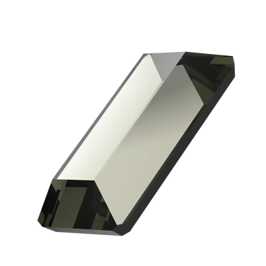 Swarovski Flat Back Crystals Non Hotfix Baguette (2510) Black Diamond - Bluestreak Crystals