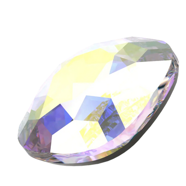 Swarovski Flat Back Crystals Non Hotfix Cushion (2471) Crystal AB - Bluestreak Crystals