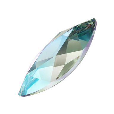 Swarovski Flat Back Crystals Non Hotfix Marquise (2201) Aquamarine Shimmer - Bluestreak Crystals