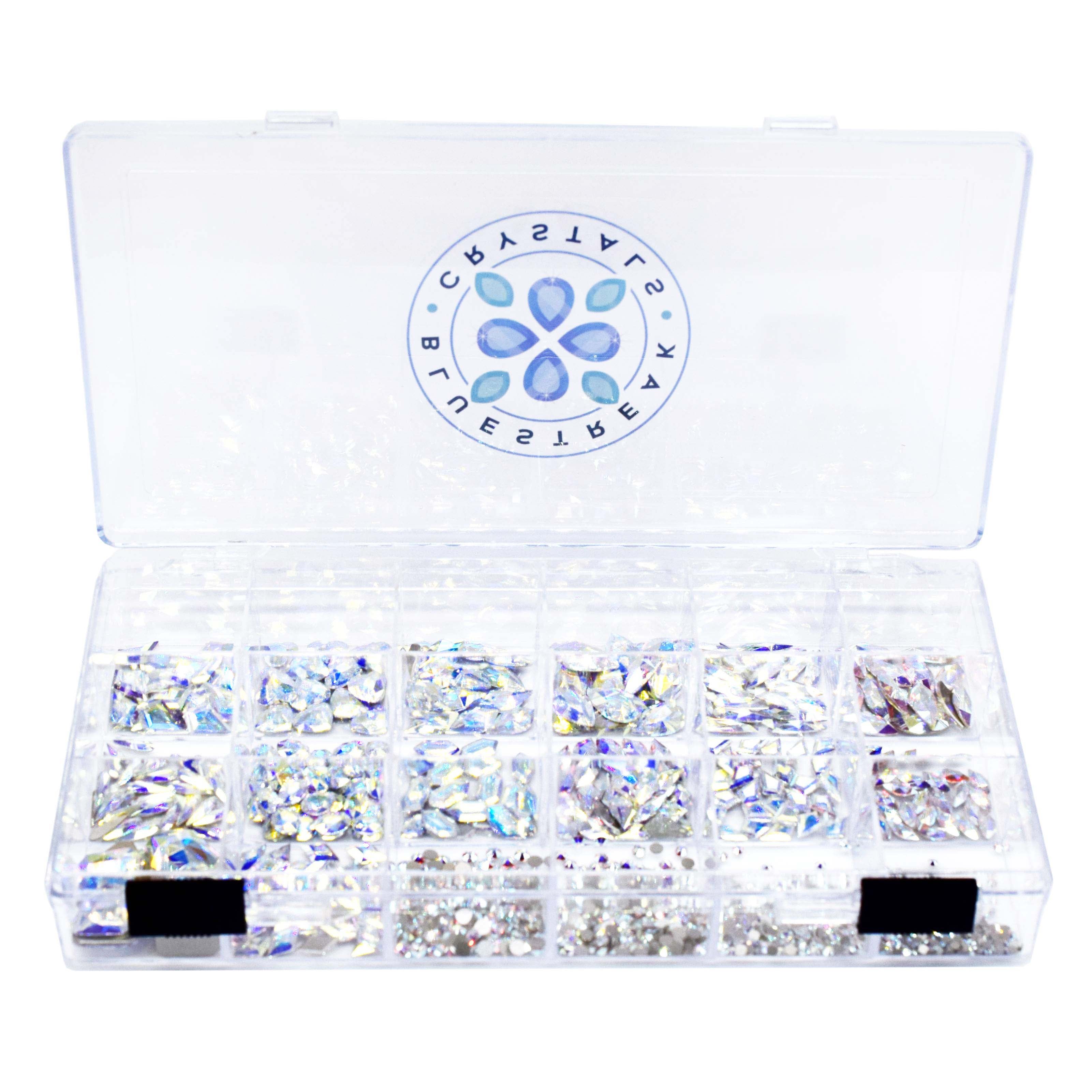 Swarovski Flat Back Crystals Non Hotfix Mega Mix Crystal AB