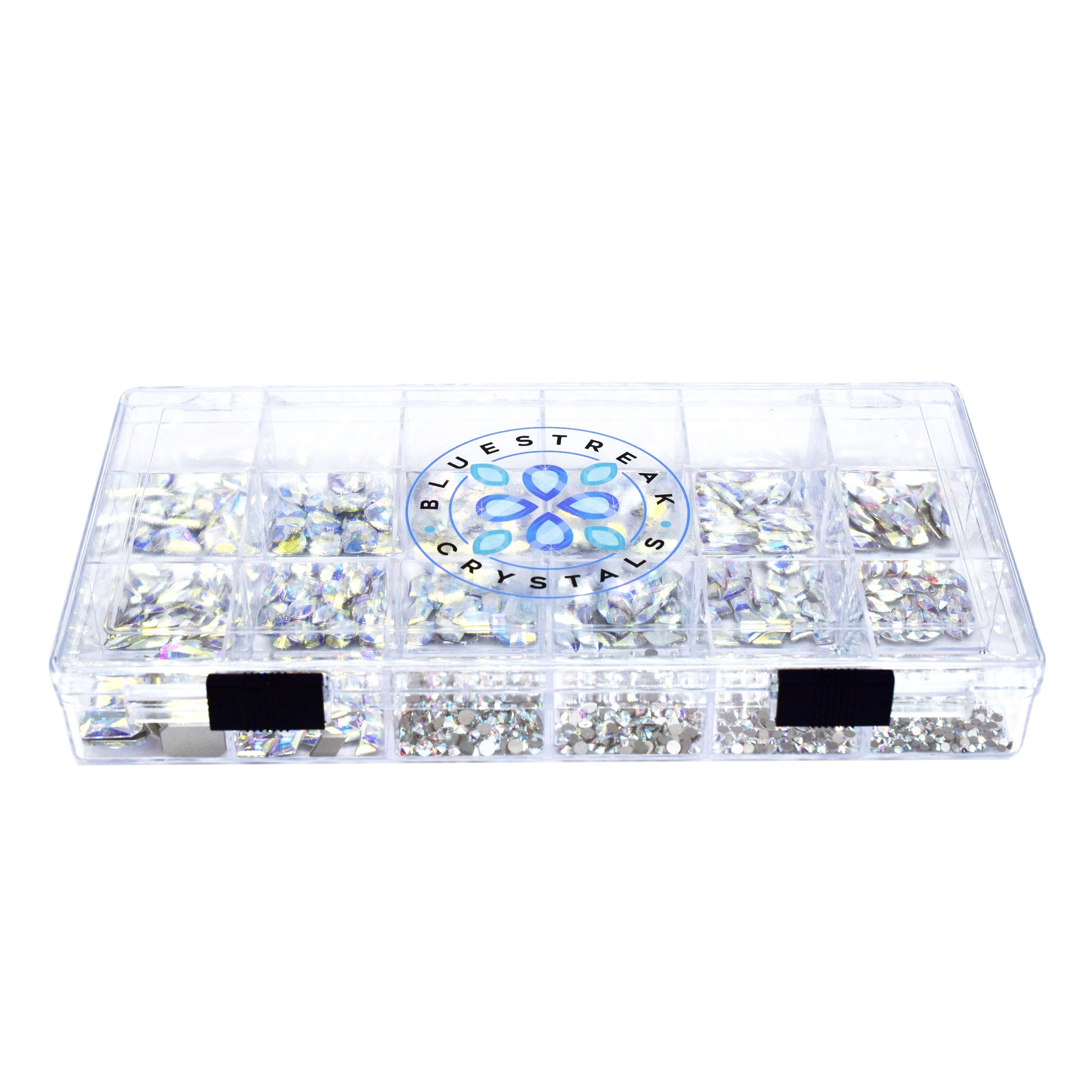 Swarovski Flat Back Crystals Non Hotfix Mega Mix Crystal AB