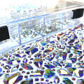 Swarovski Flat Back Crystals Non Hotfix Mega Mix Crystal AB - Bluestreak Crystals