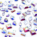 Swarovski Flat Back Crystals Non Hotfix Mini Shapes Mix CRYSTAL AB - Bluestreak Crystals