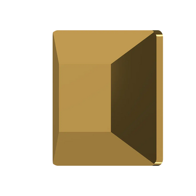 Swarovski Flat Back Crystals Non Hotfix Square (2400) Crystal Dorado - Bluestreak Crystals