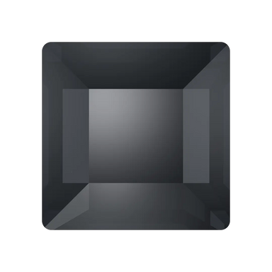 Swarovski Flat Back Crystals Non Hotfix Square (2400) Graphite - Bluestreak Crystals