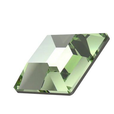 Swarovski Flat Back Crystals Non Hotfix Square (2400) Recreated Peridot - Bluestreak Crystals