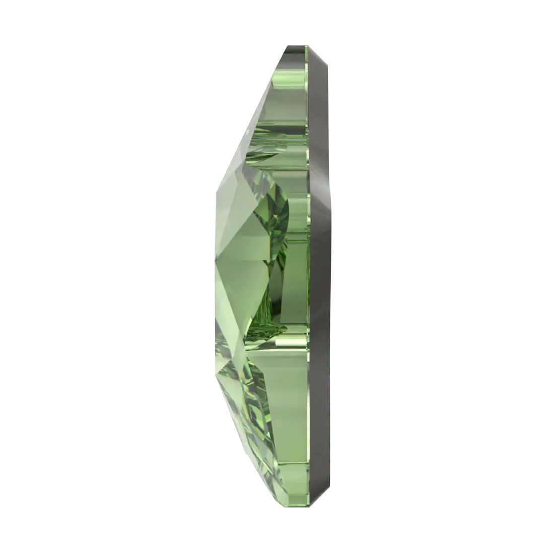 Swarovski Flat Back Crystals Non Hotfix Star Flower (2754) Recreated Peridot - Bluestreak Crystals