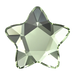 Swarovski Flat Back Crystals Non Hotfix Star Flower (2754) Recreated Peridot - Bluestreak Crystals