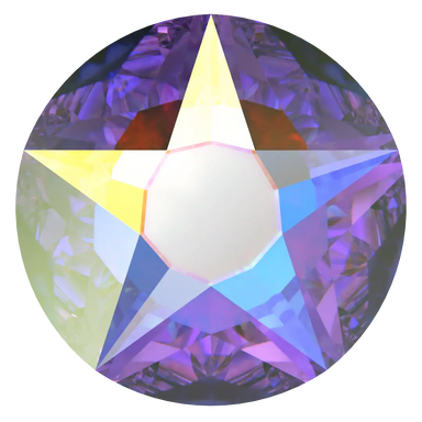 Swarovski Flat Back Crystals Non Hotfix Xirius Star Rose (2100) Crystal AB - Bluestreak Crystals