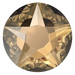 Swarovski Flat Back Crystals Non Hotfix Xirius Star Rose (2100) Crystal Golden Shadow - Bluestreak Crystals