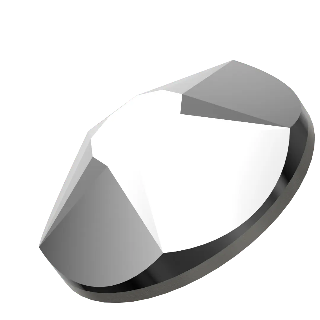 Swarovski Flat Back Crystals Non Hotfix Xirius Star Rose (2100) Crystal Light Chrome - Bluestreak Crystals