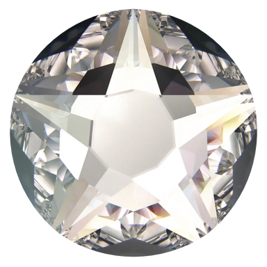 Swarovski Flat Back Crystals Non Hotfix Xirius Star Rose (2100) Crystal Moonlight - Bluestreak Crystals