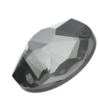 Swarovski Flat Back Crystals Non Hotfix Xirius Star Rose (2100) Crystal Silver Night - Bluestreak Crystals