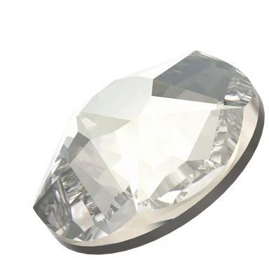 Swarovski Flat Back Crystals Non Hotfix Xirius Star Rose (2100) Crystal Silver Shade - Bluestreak Crystals