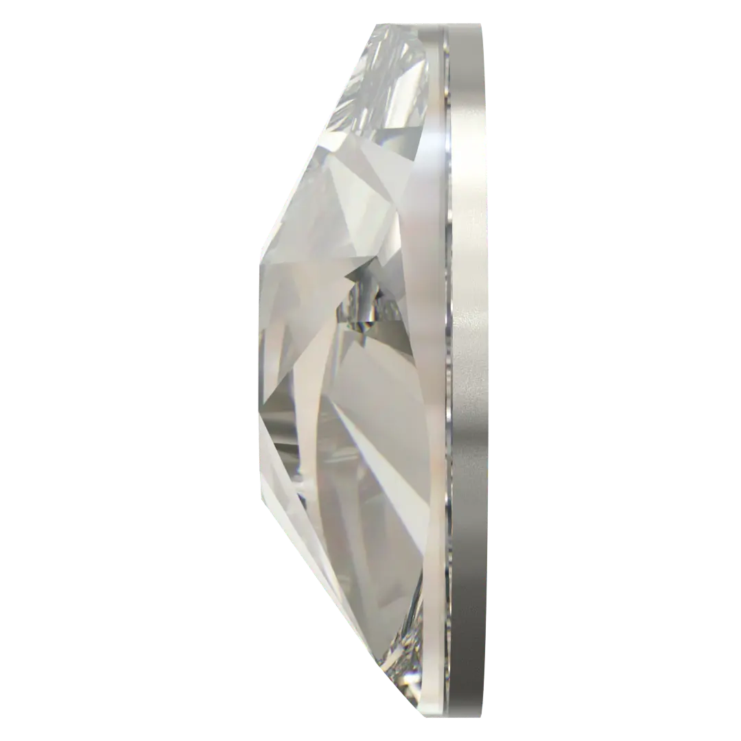 Swarovski Flat Back Crystals Non Hotfix Xirius Star Rose (2100) Crystal Silver Shade - Bluestreak Crystals