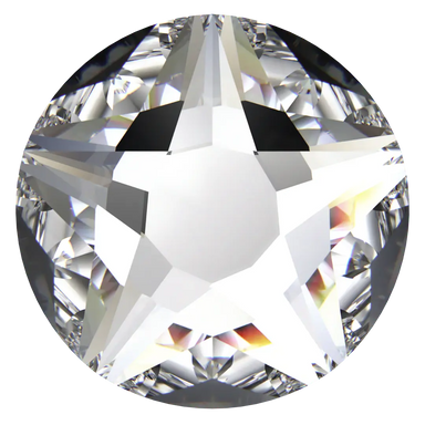 Swarovski Flat Back Crystals Non Hotfix Xirius Star Rose (2100) Crystal - Bluestreak Crystals