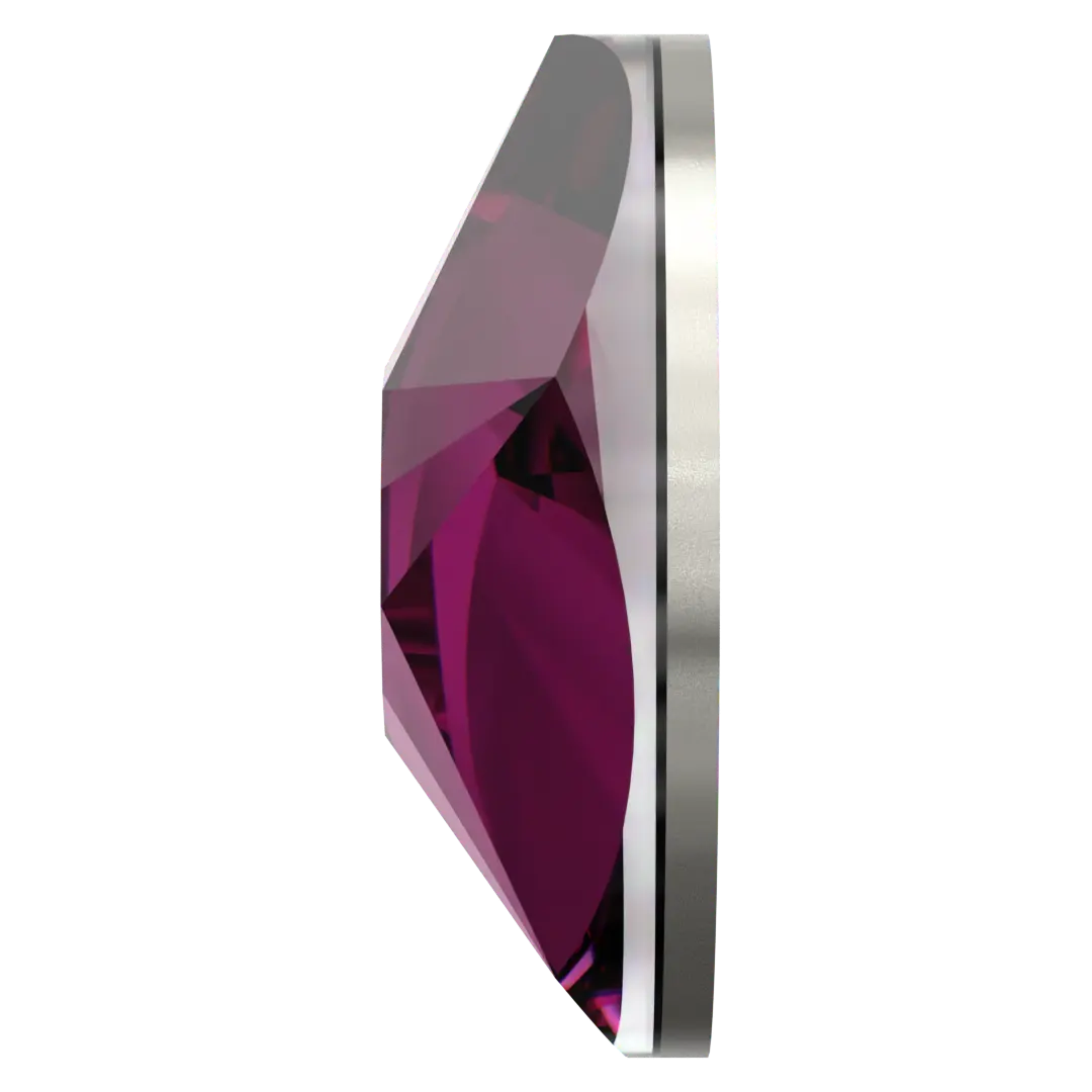 Swarovski Flat Back Crystals Non Hotfix Xirius Star Rose (2100) Dark Rose - Bluestreak Crystals