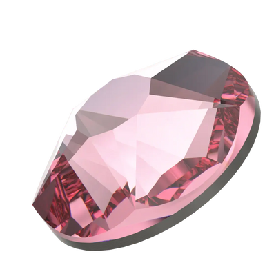 Swarovski Flat Back Crystals Non Hotfix Xirius Star Rose (2100) Light Rose - Bluestreak Crystals