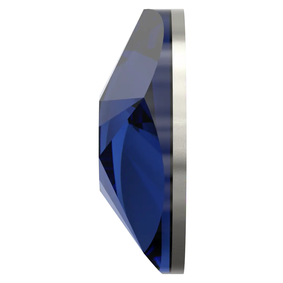 Swarovski Flat Back Crystals Non Hotfix Xirius Star Rose (2100) Recreated Dark Sapphire - Bluestreak Crystals