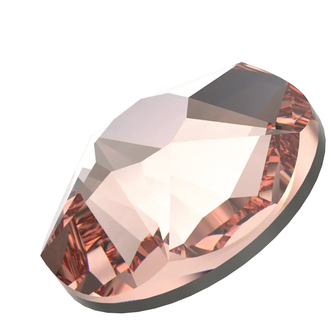 Swarovski Flat Back Crystals Non Hotfix Xirius Star Rose (2100) Silk - Bluestreak Crystals