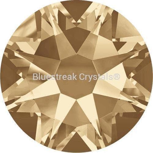 Swarovski Flat Back Crystals Rhinestones Non Hotfix (2000, 2058 & 2088) Crystal Golden Shadow-Swarovski Flatback Rhinestones Crystals (Non Hotfix)-SS3 (1.4mm) - Pack of 50-Bluestreak Crystals