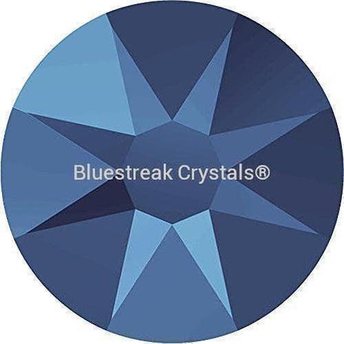Swarovski Flat Back Crystals Rhinestones Non Hotfix (2000, 2058 & 2088) Crystal Metallic Blue-Swarovski Flatback Rhinestones Crystals (Non Hotfix)-SS16 (3.9mm) - Pack of 50-Bluestreak Crystals