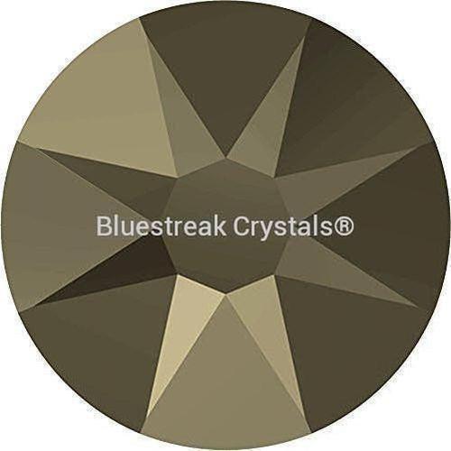 Swarovski Flat Back Crystals Rhinestones Non Hotfix (2000, 2058 & 2088) Crystal Metallic Light Gold-Swarovski Flatback Rhinestones Crystals (Non Hotfix)-SS20 (4.7mm) - Pack of 50-Bluestreak Crystals