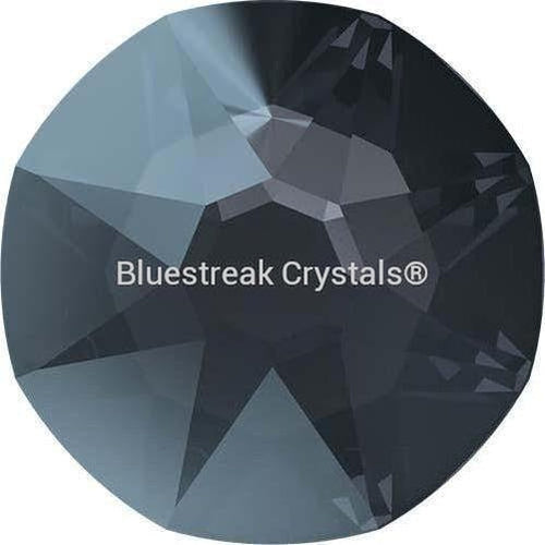 Swarovski Flat Back Crystals Rhinestones Non Hotfix (2000, 2058 & 2088) Graphite Nightfall-Swarovski Flatback Rhinestones Crystals (Non Hotfix)-SS5 (1.8mm) - Pack of 50-Bluestreak Crystals