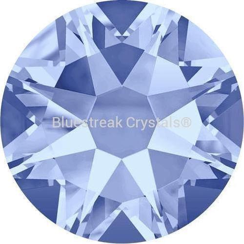 Swarovski Flat Back Crystals Rhinestones Non Hotfix (2000, 2058 & 2088) Light Sapphire-Swarovski Flatback Rhinestones Crystals (Non Hotfix)-SS5 (1.8mm) - Pack of 50-Bluestreak Crystals