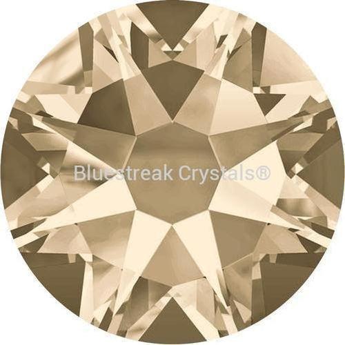 Swarovski Flat Back Crystals Rhinestones Non Hotfix (2000, 2058 & 2088) Light Silk-Swarovski Flatback Rhinestones Crystals (Non Hotfix)-SS5 (1.8mm) - Pack of 50-Bluestreak Crystals