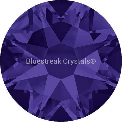 Swarovski Flat Back Crystals Rhinestones Non Hotfix (2000, 2058 & 2088) Purple Velvet-Swarovski Flatback Rhinestones Crystals (Non Hotfix)-SS5 (1.8mm) - Pack of 50-Bluestreak Crystals