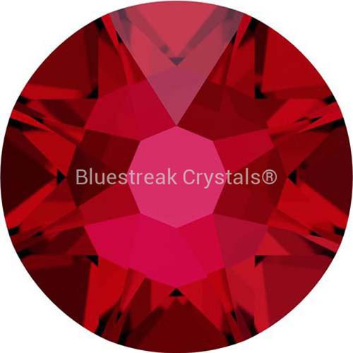 Swarovski Flat Back Crystals Rhinestones Non Hotfix (2000, 2058 & 2088) Scarlet-Swarovski Flatback Rhinestones Crystals (Non Hotfix)-SS5 (1.8mm) - Pack of 50-Bluestreak Crystals