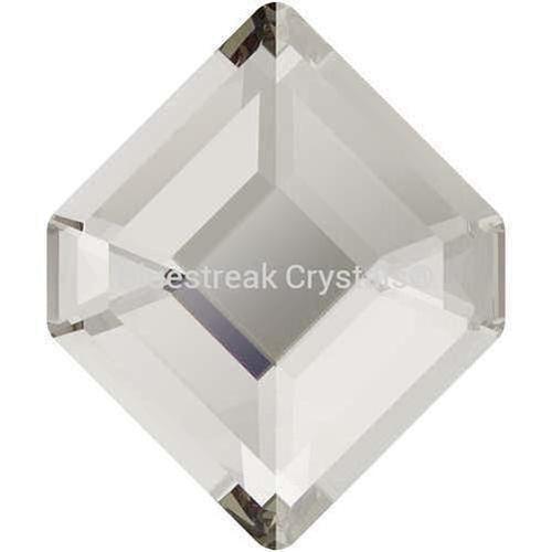 Swarovski Flat Back Crystals Rhinestones Non Hotfix Concise Hexagon (2777) Crystal Silver Shade-Swarovski Flatback Rhinestones Crystals (Non Hotfix)-5x4.2mm - Pack of 8-Bluestreak Crystals