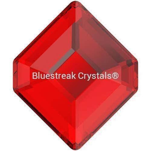 Swarovski Flat Back Crystals Rhinestones Non Hotfix Concise Hexagon (2777) Light Siam-Swarovski Flatback Rhinestones Crystals (Non Hotfix)-5x4.2mm - Pack of 8-Bluestreak Crystals
