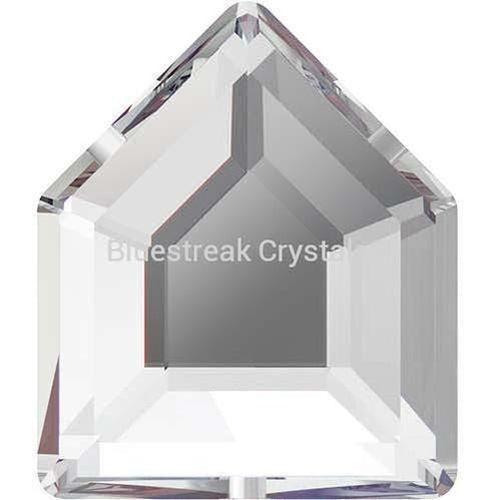 Swarovski Flat Back Crystals Rhinestones Non Hotfix Concise Pentagon (2775) Crystal-Swarovski Flatback Rhinestones Crystals (Non Hotfix)-5x4.2mm - Pack of 8-Bluestreak Crystals