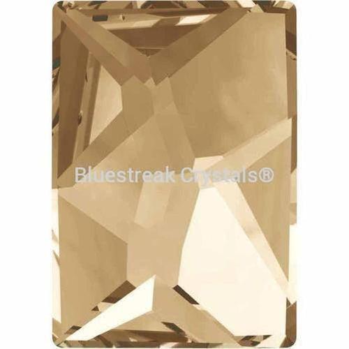 Swarovski Flat Back Crystals Rhinestones Non Hotfix Cosmic (2520) Crystal Golden Shadow-Swarovski Flatback Rhinestones Crystals (Non Hotfix)-8x6mm - Pack of 6-Bluestreak Crystals