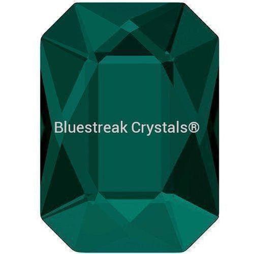 Swarovski Flat Back Crystals Rhinestones Non Hotfix Emerald Cut (2602) Emerald-Swarovski Flatback Rhinestones Crystals (Non Hotfix)-3.7x2.5mm - Pack of 10-Bluestreak Crystals