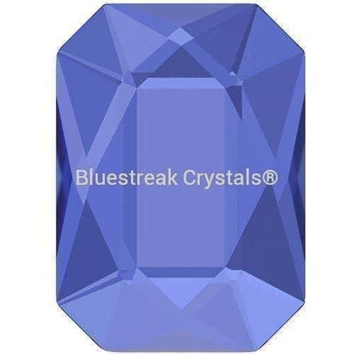 Swarovski Flat Back Crystals Rhinestones Non Hotfix Emerald Cut (2602) Sapphire-Swarovski Flatback Rhinestones Crystals (Non Hotfix)-3.7x2.5mm - Pack of 10-Bluestreak Crystals