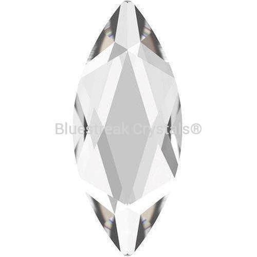 Swarovski Flat Back Crystals Rhinestones Non Hotfix Marquise (2201) Crystal-Swarovski Flatback Rhinestones Crystals (Non Hotfix)-4x1.8mm - Pack of 10-Bluestreak Crystals