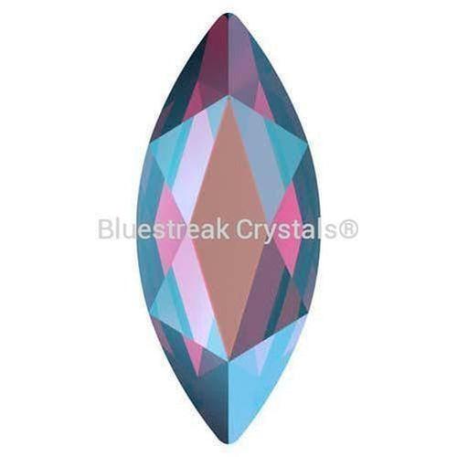 Swarovski Flat Back Crystals Rhinestones Non Hotfix Marquise (2201) Scarlet Shimmer-Swarovski Flatback Rhinestones Crystals (Non Hotfix)-8x3.5mm - Pack of 10-Bluestreak Crystals