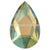 Swarovski Flat Back Crystals Rhinestones Non Hotfix Pear (2303) Light Topaz Shimmer-Swarovski Flatback Rhinestones Crystals (Non Hotfix)-14x9mm - Pack of 4-Bluestreak Crystals