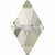 Swarovski Flat Back Crystals Rhinestones Non Hotfix Rhombus (2709) Crystal Silver Shade-Swarovski Flatback Rhinestones Crystals (Non Hotfix)-10x6mm - Pack of 4-Bluestreak Crystals