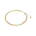 Swarovski Gema Tennis Necklace Mixed Cuts Multicoloured Gold-Tone Plated - Bluestreak Crystals