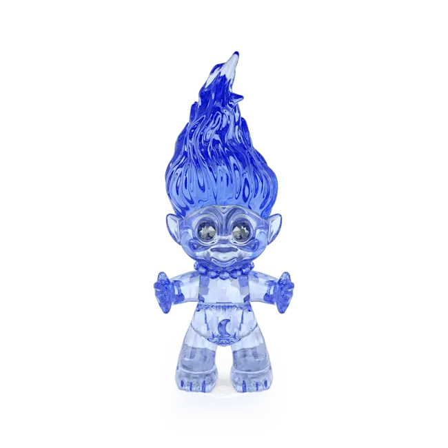 Swarovski Good Luck Troll Blue - Bluestreak Crystals