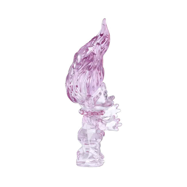 Swarovski Good Luck Troll Pink - Bluestreak Crystals