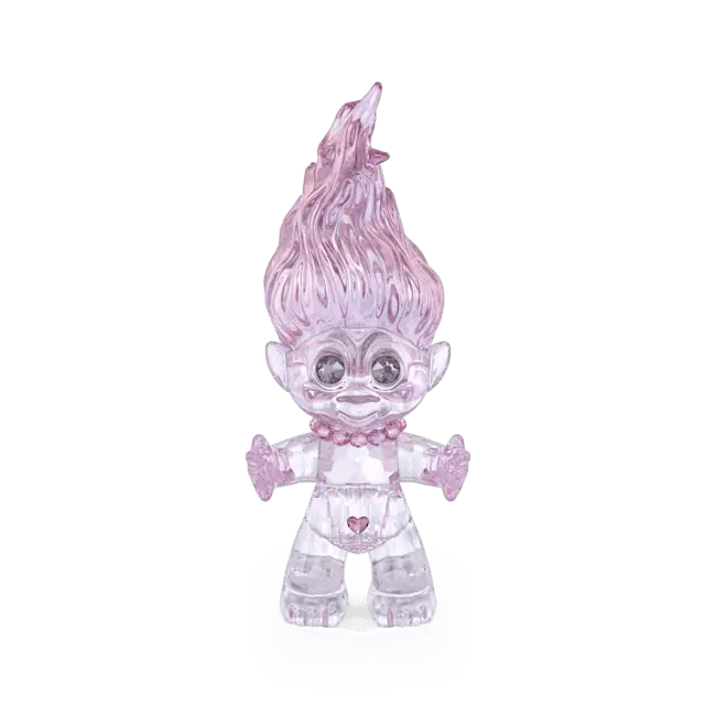 Swarovski Good Luck Troll Pink - Bluestreak Crystals