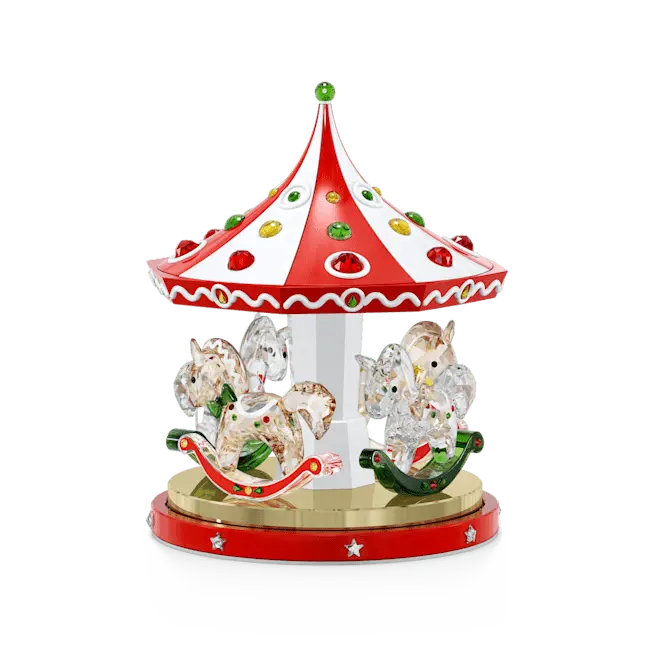Swarovski Holiday Cheers Carousel - Bluestreak Crystals